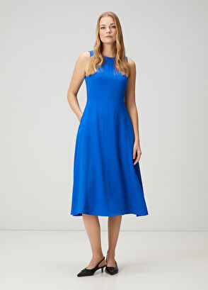 Beymen Club Sax Midi Dress - 4