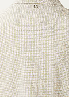 Beymen Club Beige Embossed Outer Shirt - 9