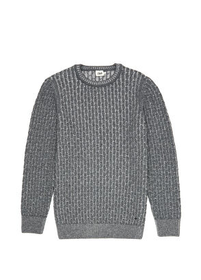 Beymen Club Gri Saç Örgü Dokulu Yün Kazak - 8