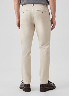 Beymen Club Regular Fit Beige Slim Chinos - 3