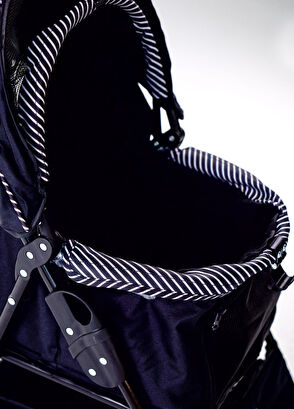 Zampa Showtime Siyah Kedi ve Köpek Taşıma Arabası  - 6