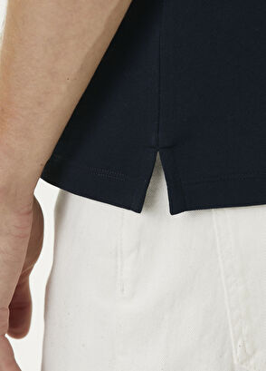 Beymen Club Lacivert Slim Fit Verev Çizgili Pike Polo T-shirt - 6