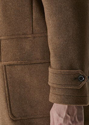 Beymen Club Deve Tüyü Yün Kruvaze Palto - 7