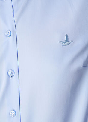 Beymen Club Slim Fit Non-Iron Mavi Gömlek - 7