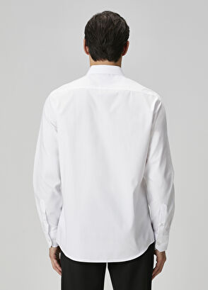 Beymen Club Comfort Fit White Classic Non-Iron Oxford Shirt - 6