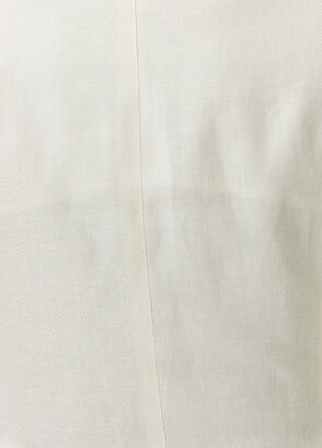 LUIGI BORRELLI Stone Double-Breasted Linen Jacket - 9