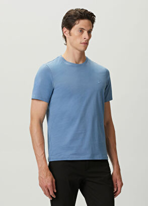 Beymen Club Blue Basic T-Shirt - 3