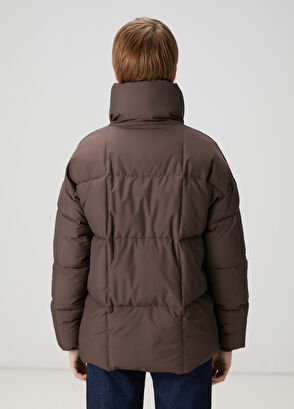 Beymen Club Açık Kahverengi Puffer Mont - 5