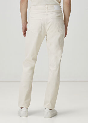 Beymen Club Slim Fit Kırık Beyaz Spor Pantolon - 3