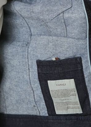 Canali Anthracite Denim Jacket - 8