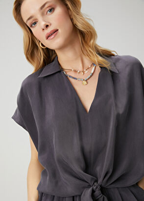 Beymen Club Anthracite Blouse - 4