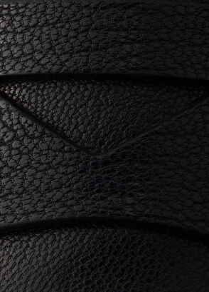 Prada Black Leather Men's Loafers - 6