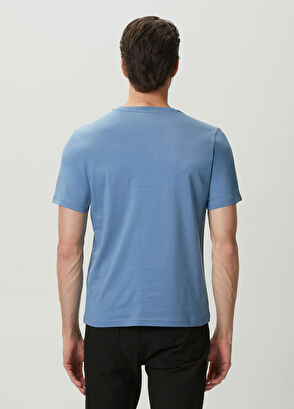 Beymen Club Blue Basic T-Shirt - 4
