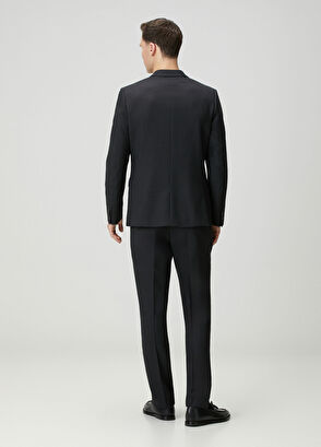 Antrasit Yün Takım Elbise - Görsel 6