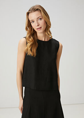 Beymen Club Siyah Keten Bluz - 4