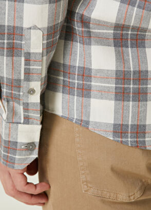 Beymen Club Comfort Fit Gri Ekose Desenli Gömlek - 7