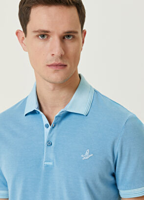 Beymen Club Slim Fit Açık Mavi Polo T-shirt - 6
