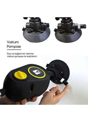 Rebuwo Vakumlu Multifunctional Rope Trainer Antrenman Halatı Egzersiz Aleti - 4