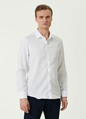 Comfort Fit Beyaz Non-Iron Gömlek Beymen Club Comfort Fit Beyaz Non-Iron Gömlek - 3