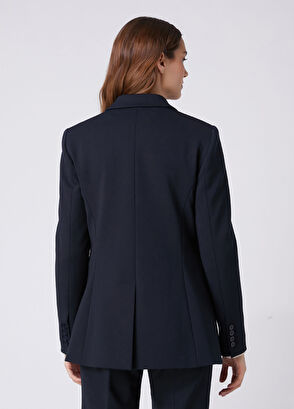 Beymen Club Lacivert Tek Düğmeli Blazer - 6