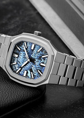 Maen Manhattan 37 IFL.02 Silver Steel Men's Wristwatch - 6