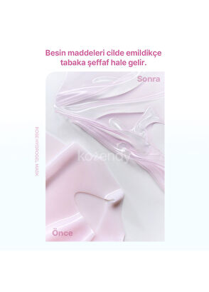 Mamonde Flora Glow Rose Hydrogel Mask Pürüzsüzlük Koruyucu ve Işıltı Artırıcı Hidrojel Yüz Masksie 42 gr - 5