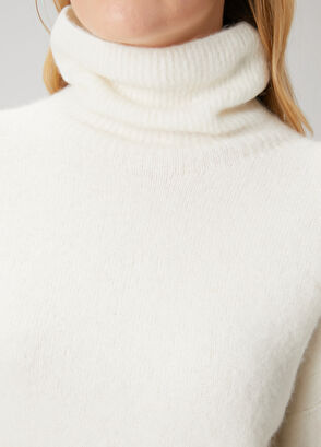 Beymen Club Kırık Beyaz Yün Kazak - 6