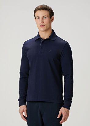 Etro Lacivert Polo Yaka Sweatshirt - 3