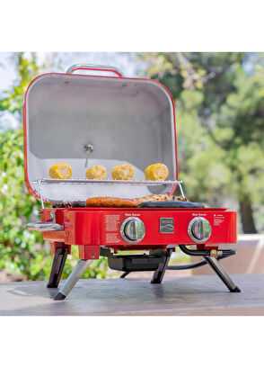 Kenmore Kırmızı Masa Üstü Gazlı Barbekü - 5