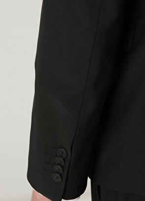 Beymen Club Siyah Yün Karışımlı Takım Elbise - 6