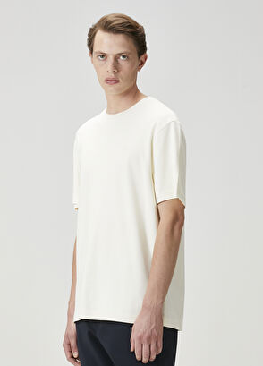 Beymen Club Relax Fit Cream T-Shirt - 4