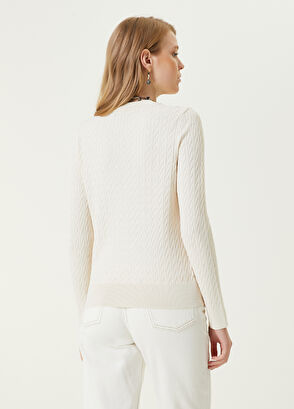 Beymen Club Ekru Örgü Kazak - 6