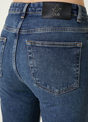Beymen Club Slim Straight Blue Jeans - 4