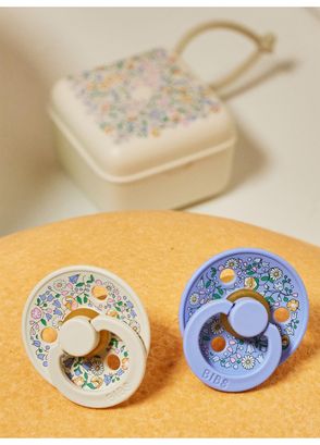 Bibs X Liberty Colour Chloe Meadow Ivory Kauçuk 2'li Emzik - 6