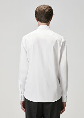 Beymen Club Comfort Fit Beyaz Armürlü Non-iron Gömlek - 5