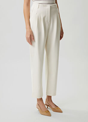 Beymen Club Kırık Beyaz Havuç Form Eşofman Altı - 6