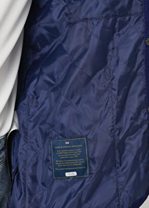 Lavenham Blue Quilted Coat - 8