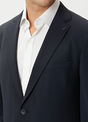 Beymen Club Navy Blue Wool Suit - 6
