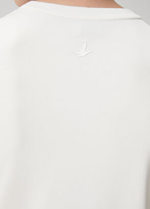 Beymen Club Kırık Beyaz Basic T-shirt - 6