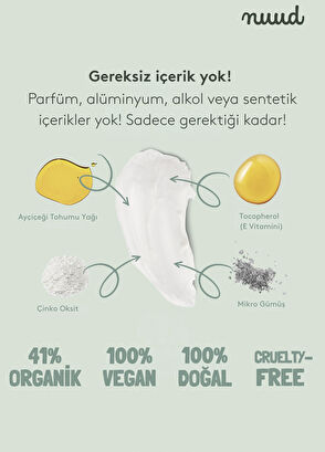 Nuud The Stick Doğal Stick Deodorant 45 gr - 5