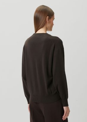 Brunello Cucinelli Kahverengi Kaşmir Triko - 4