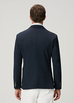 Beymen Club Lacivert Örme Blazer - 6
