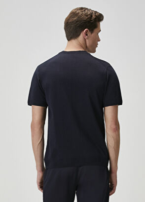 Beymen Club Lacivert Kısa Kol Kazak - 5