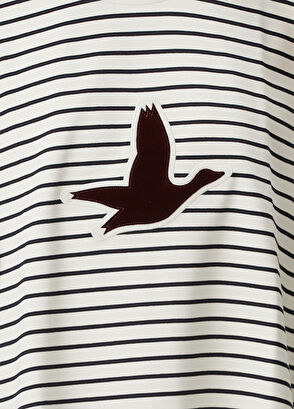 Beymen Club Ecru Striped Sweatshirt - 6