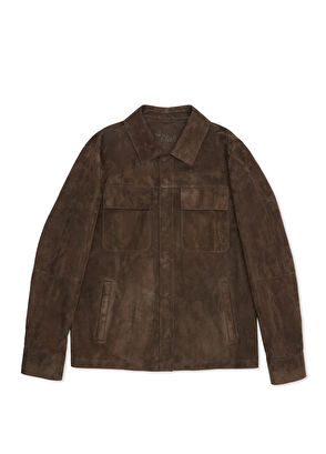 Beymen Club Kahverengi Süet Gömlek - 8