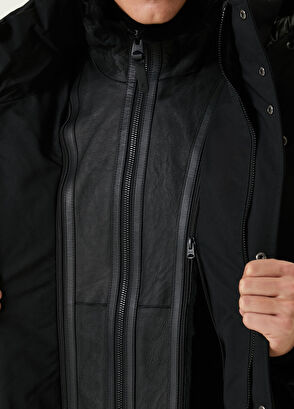 Mackage Sullivan Siyah Kapüşonlu Parka - 6