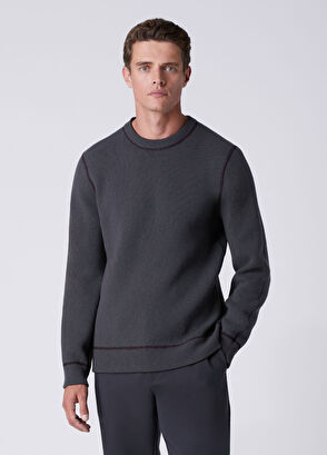 Beymen Club Plum Double-Sided Wool Sweater - 4