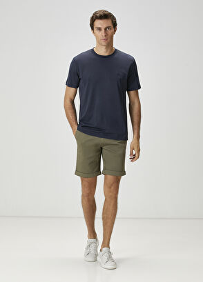 Beymen Club Relaxed Fit Navy Blue T-Shirt - 3