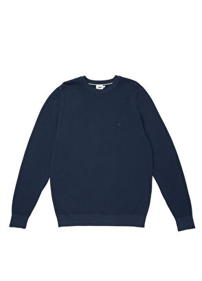 Beymen Club Navy Blue Honeycomb Knit Textured Sweater - 8