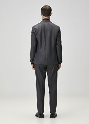 Beymen Collection Drop 4 Gri Yün Takım Elbise - 7